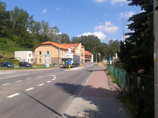 Urz�d Gminy �ukowo widok od Kartuz